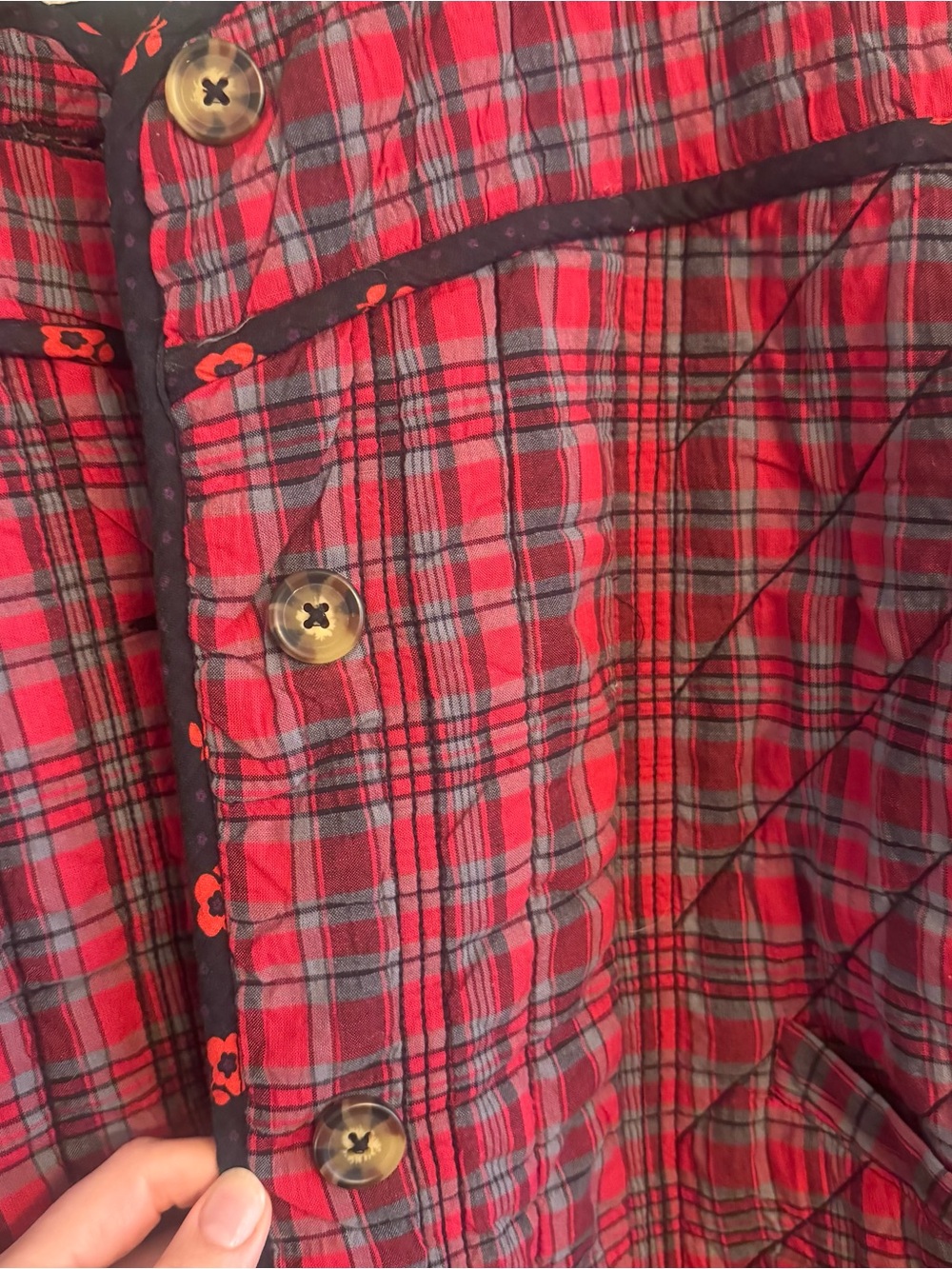 DAMSON MADDER Macy Plaid Quilted Jacket - Picture 3 of 9